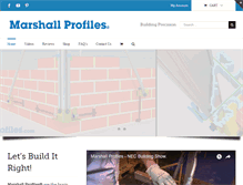 Tablet Screenshot of marshallprofiles.com